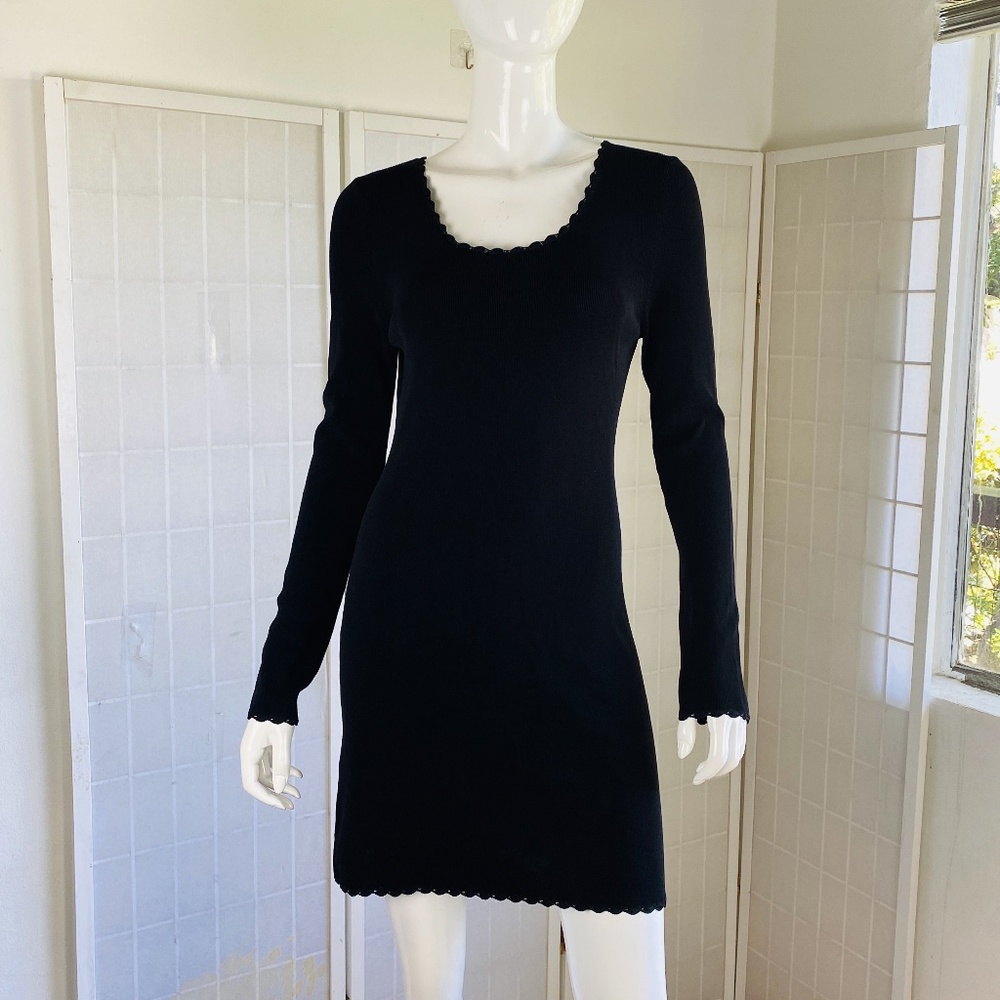 NWT, Beau Souchi Black Knit Dress, M.